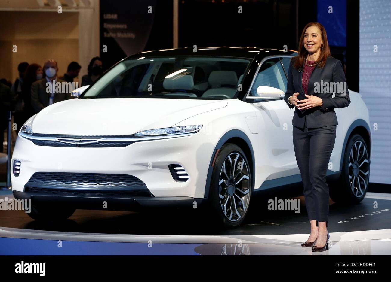 Chrysler airflow concept electric vehicle hires stock photography and