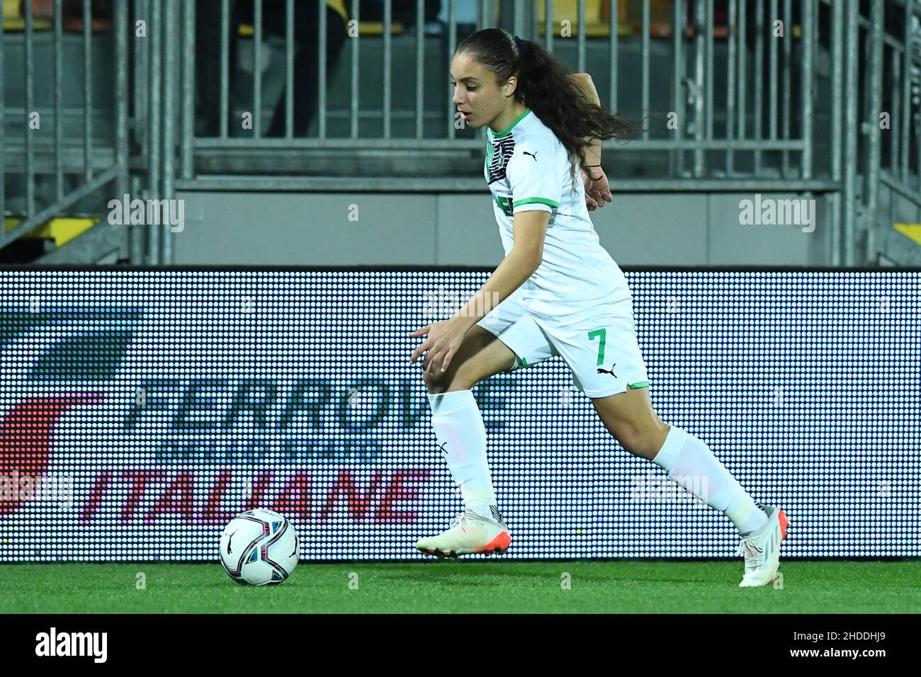 Frosinone, Italy , 05 January , 2022 Pictured left to right, Haley Bugeja of Sassuolo during woman football supercup match Juventus v Sassuolo Credit: Massimo Insabato/Alamy Live News Stock Photo