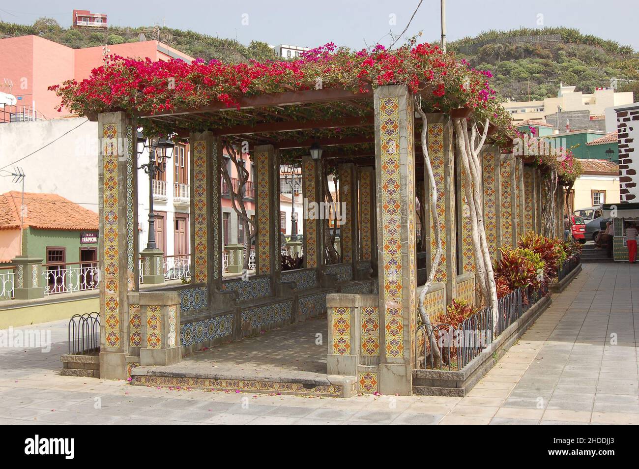 Villa de Tazacorte, delightful town in the west of La Palma, Canary