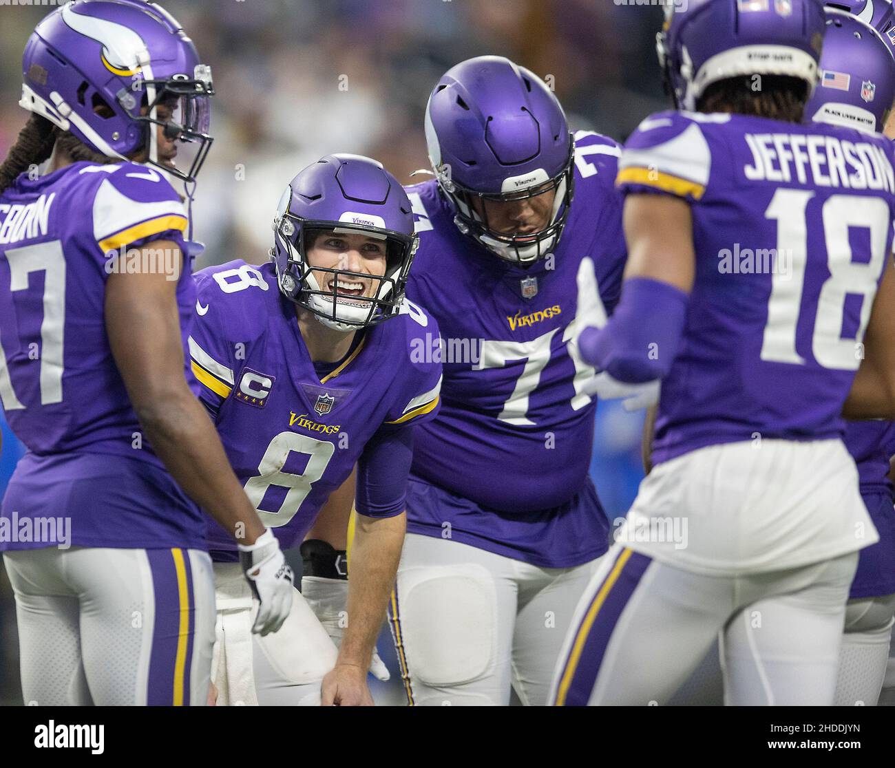 Minnesota Vikings Quarterback Kirk Cousins Lcenter Editorial Stock Photo -  Stock Image