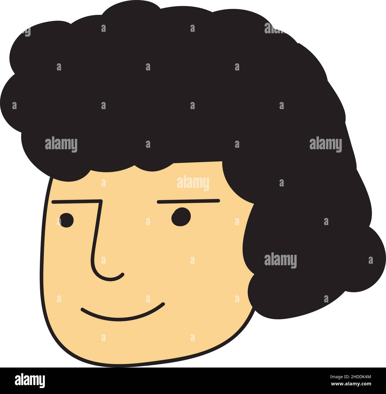 Vector portrait of a boy Stock Vector Image & Art - Alamy