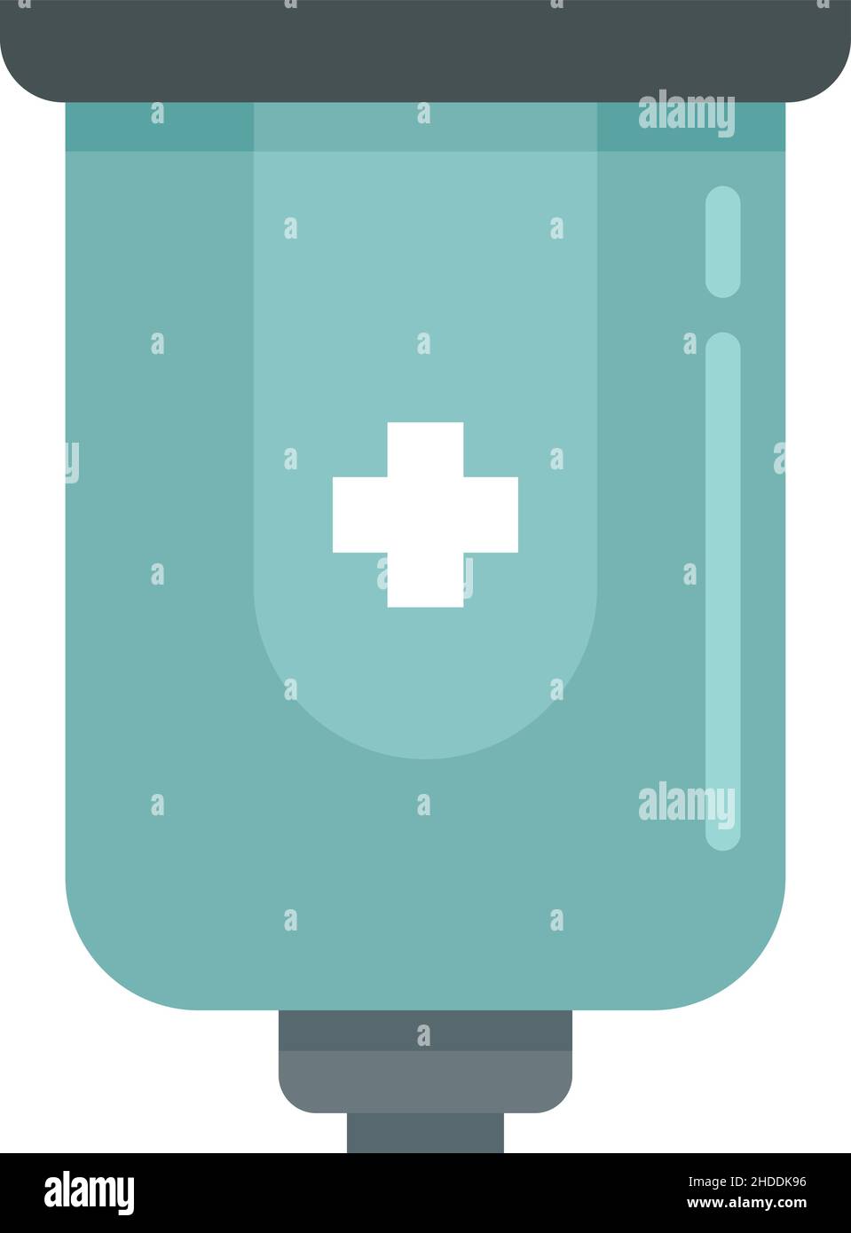 Antiseptic wall box icon. Flat illustration of Antiseptic wall box ...