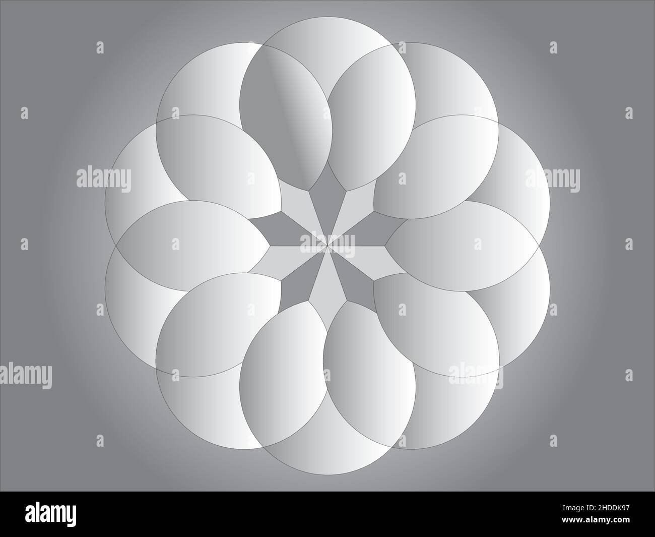Vector graphics obtained as a result of a series of geometric ...