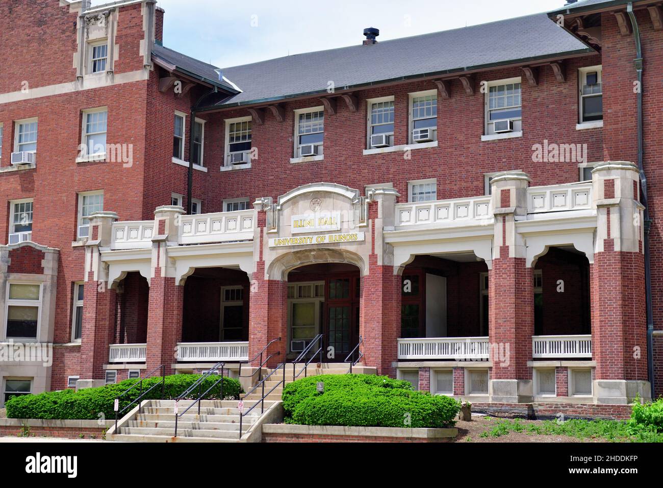 Champaign, Illinois, USA. Illini Hall on the University of Illinois
