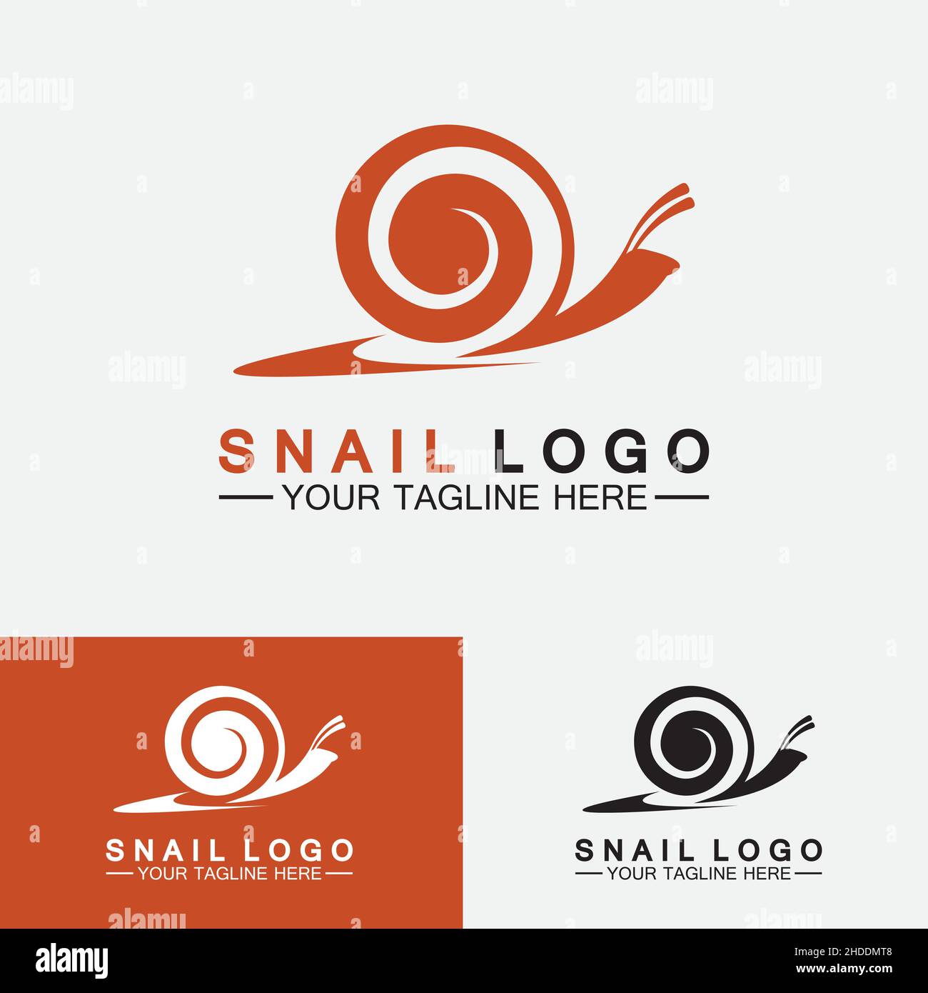 Snail logo template vector icon illustration design Stock Vector