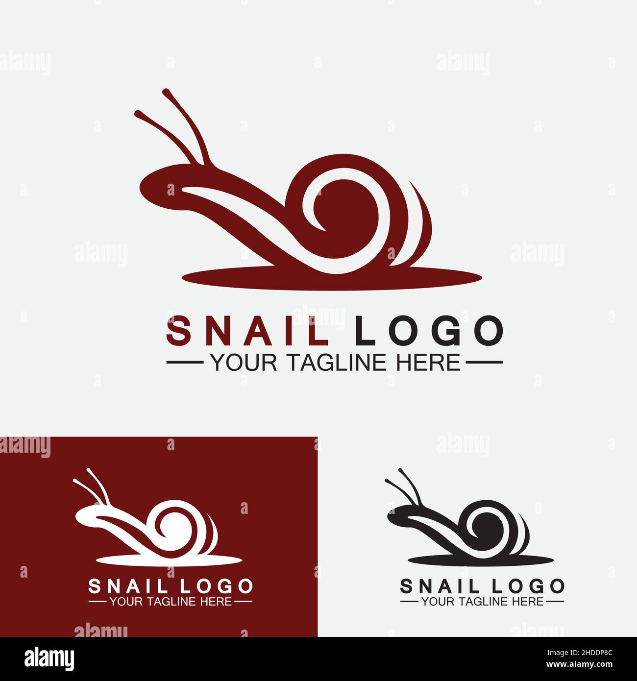 Snail logo template vector icon illustration design Stock Vector Image ...