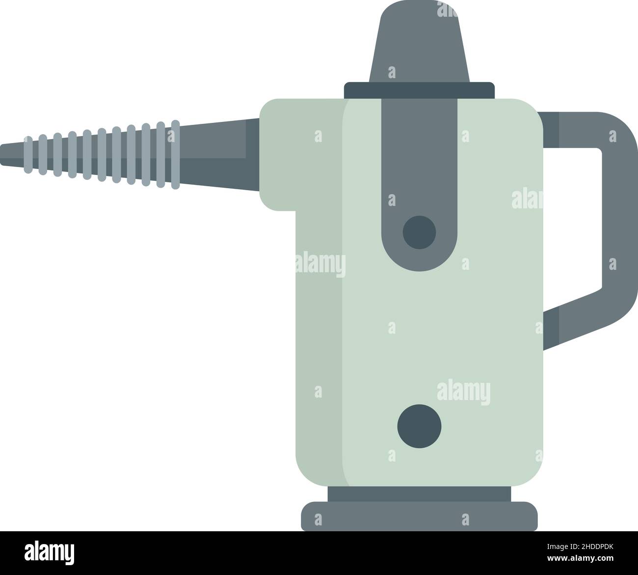 Robot steam cleaner icon. Flat illustration of Robot steam cleaner ...