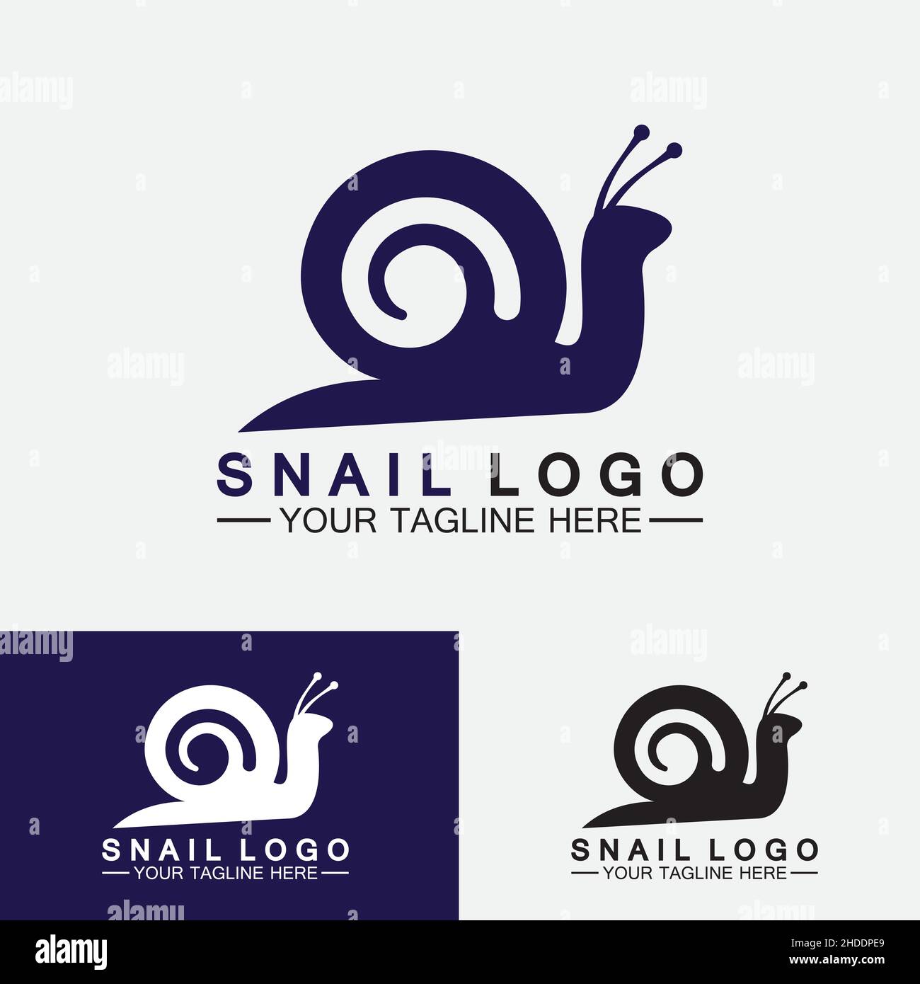 Snail logo template vector icon illustration design Stock Vector Image ...