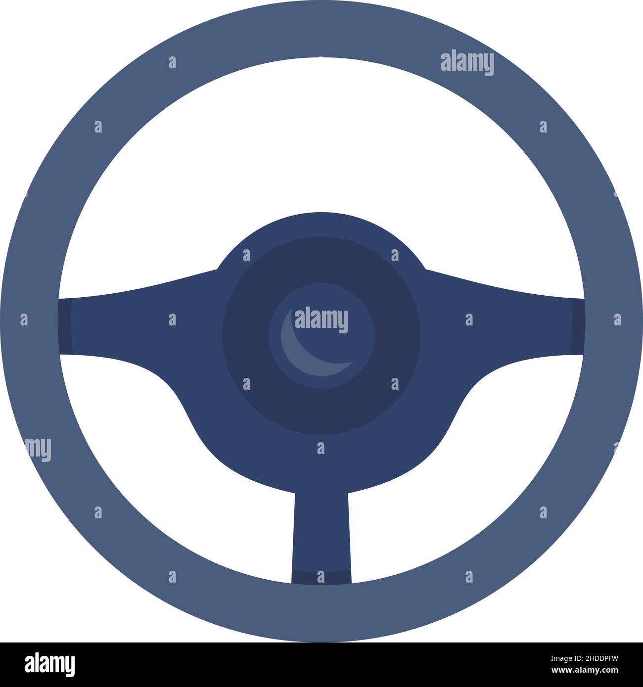 Driver steering wheel icon. Flat illustration of Driver steering wheel