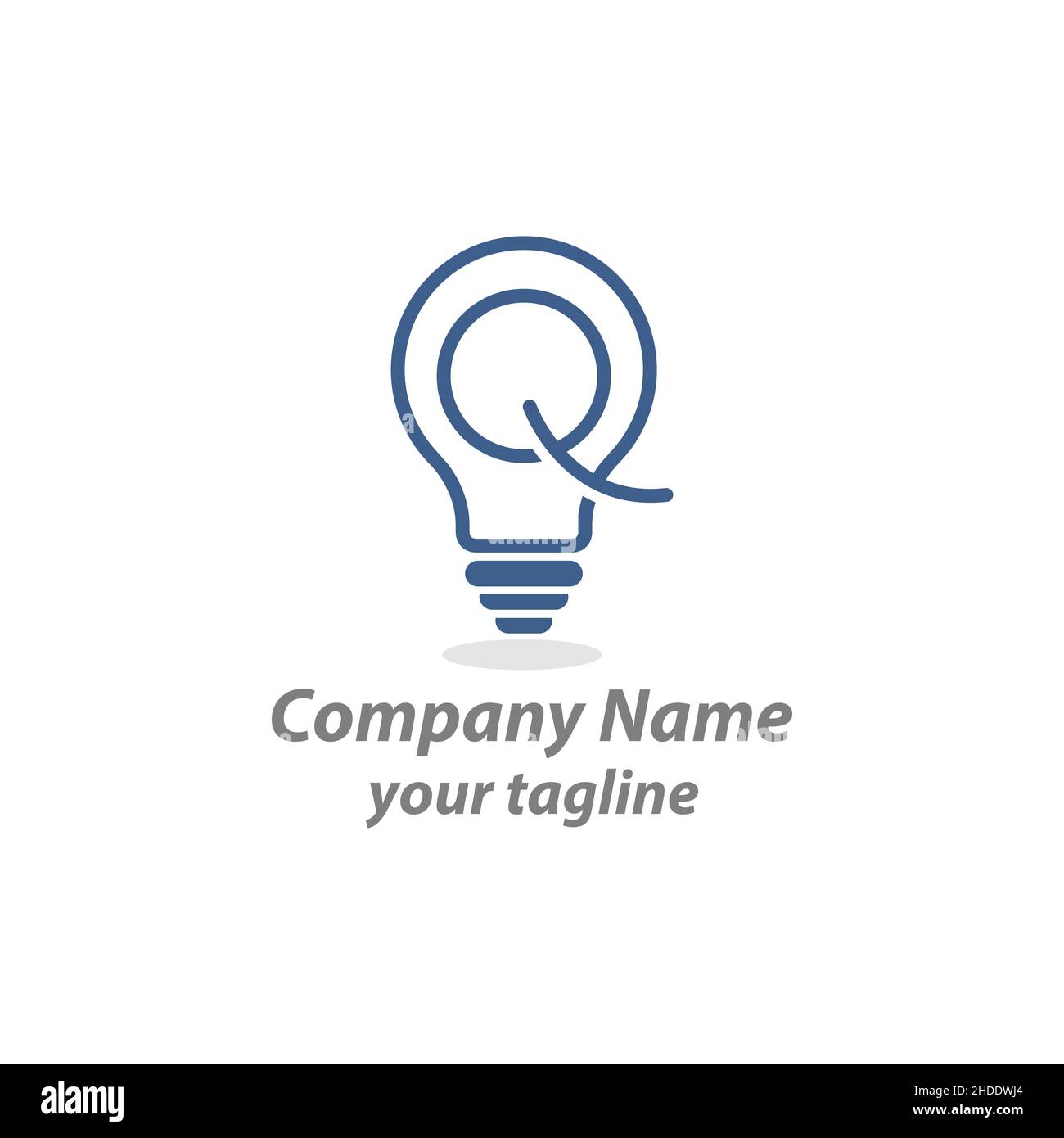 Q logo initial letter design template clean graphic designed in vector based.EPS 10 Stock Vector