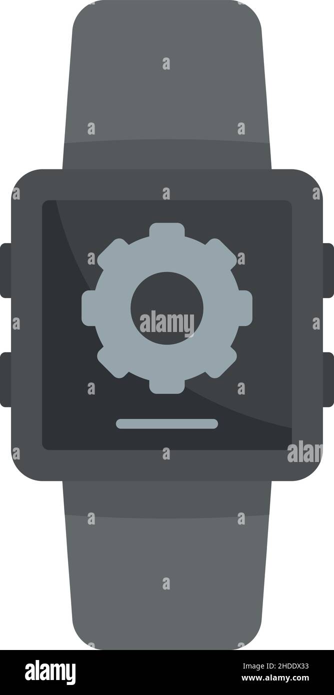Smartwatch software icon. Flat illustration of Smartwatch software ...