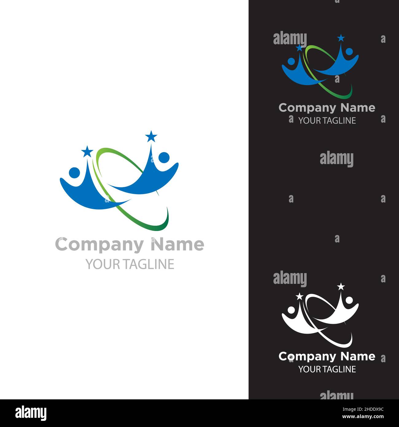 Adoption and community care Logo template vector.EPS 10 Stock Vector