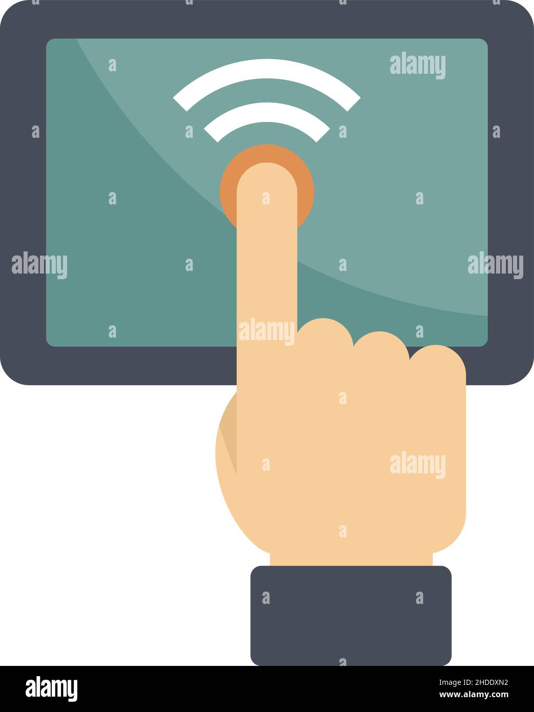 Start button on washing machine Stock Vector Images - Alamy