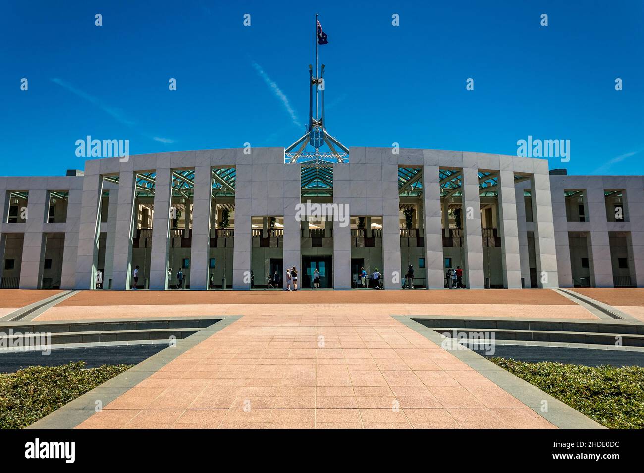 Parliament House, Canberra, Australian Capital Territory, Australia. Stock Photo