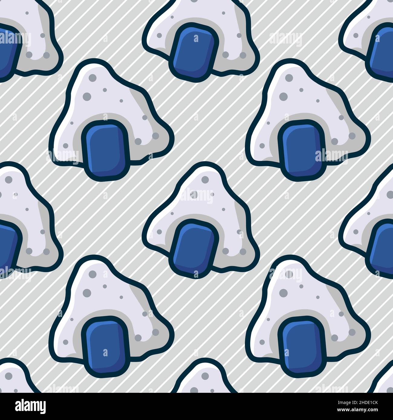 onigiri seamless pattern vector illustration Stock Vector Image & Art ...