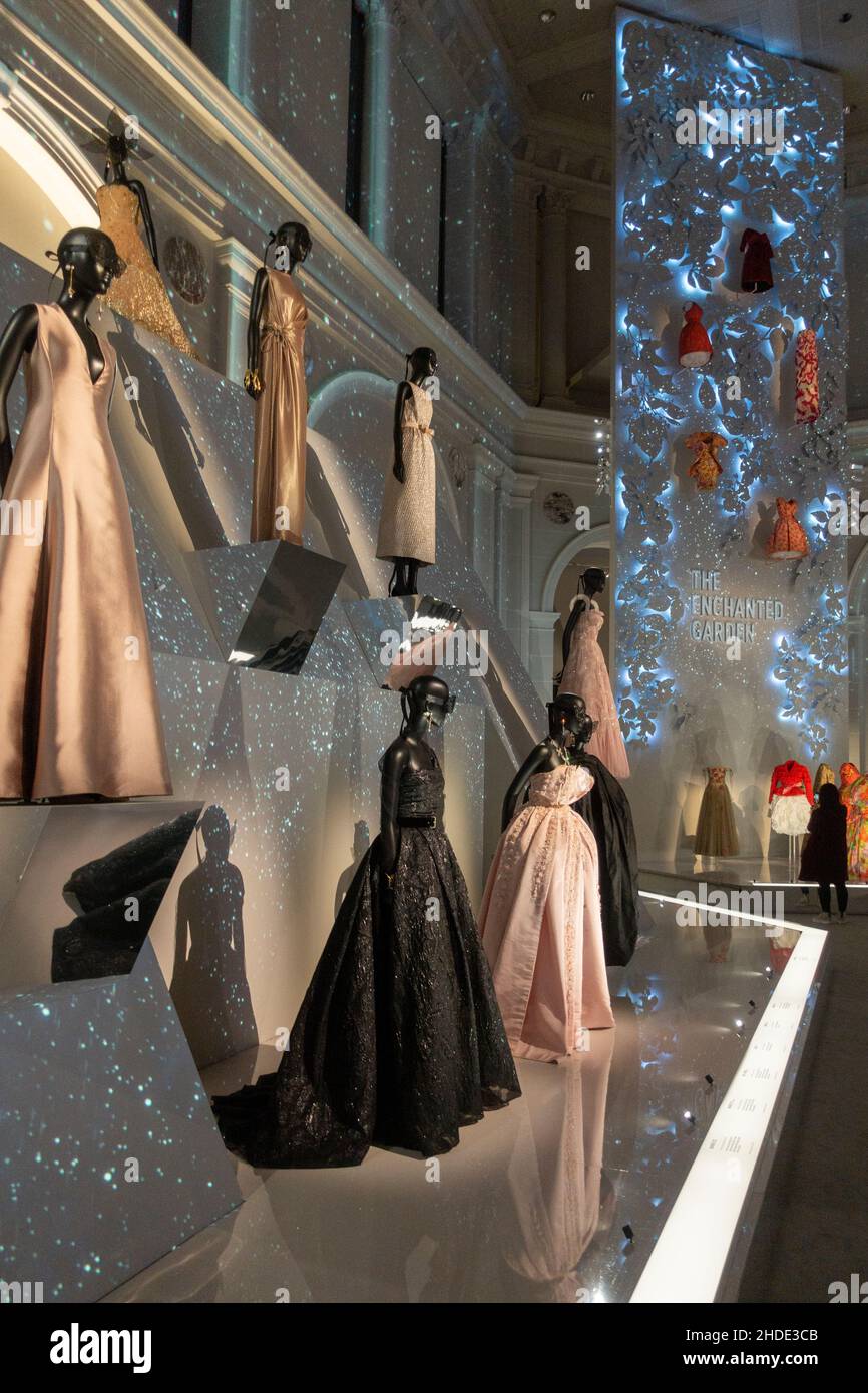 Christian Dior Designer of Dreams at the Brooklyn Museum of Art NYC Stock Photo