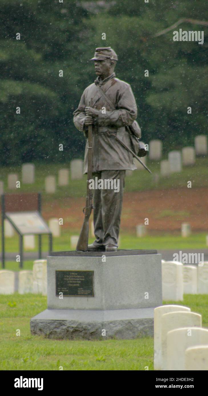 Monument that dedicated to African American Civil War in the Nashville