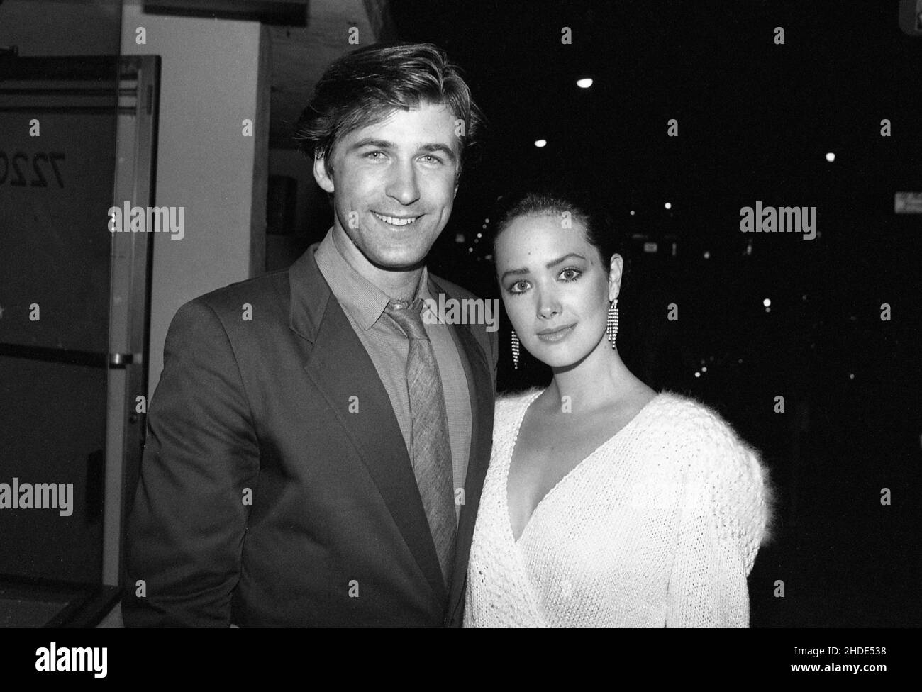 Alec Baldwin and Janine Turner Circa 1980's Credit Ralph Dominguez