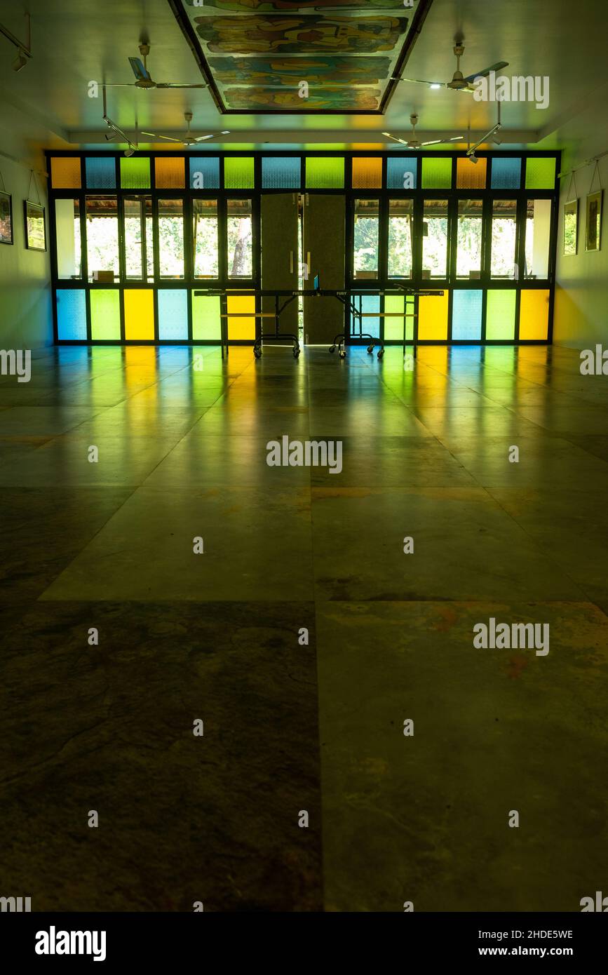 Table tennis at a resort in Northern Kerala Stock Photo Alamy