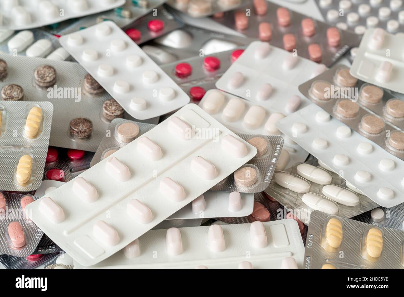 tablets in foil pack for capsule and tablets pills Stock Photo Alamy