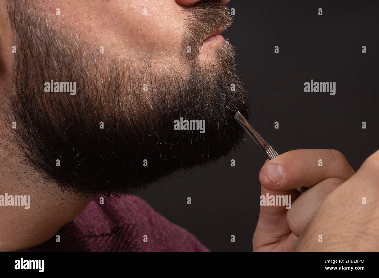 Pull out his mustache hires stock photography and images Alamy