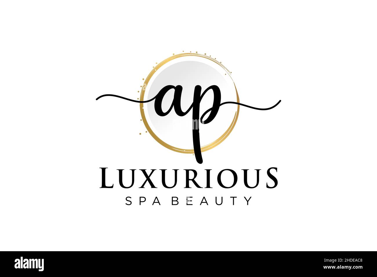 Initial AP feminine logo. Usable for Logo for fashion,photography, wedding,  beauty, business. Flat Vector Logo Design Template Stock Vector Image \u0026 Art  - Alamy, image size:1300x956