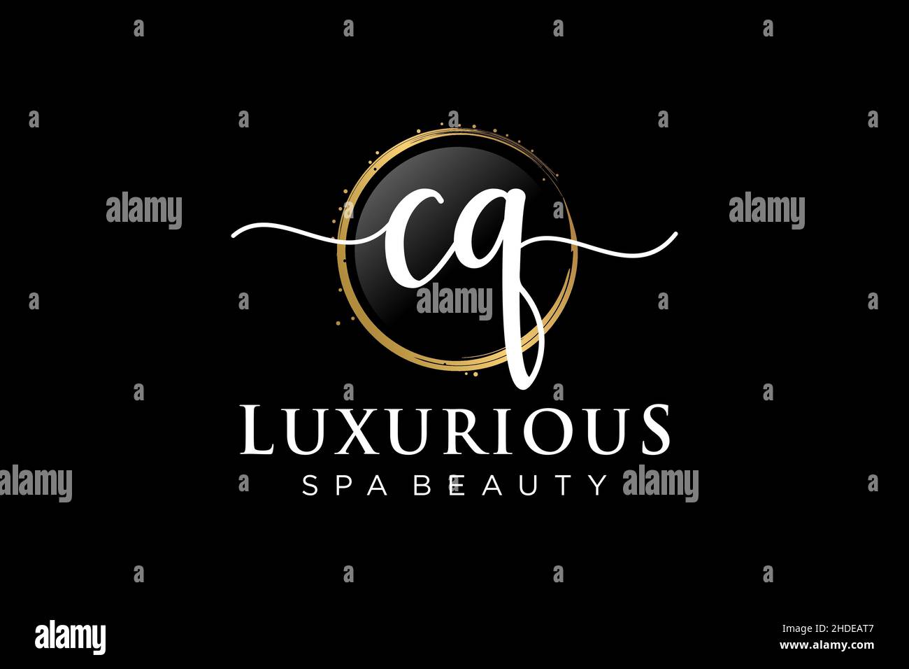 Initial CQ feminine logo. Usable for Logo for fashion,photography ...