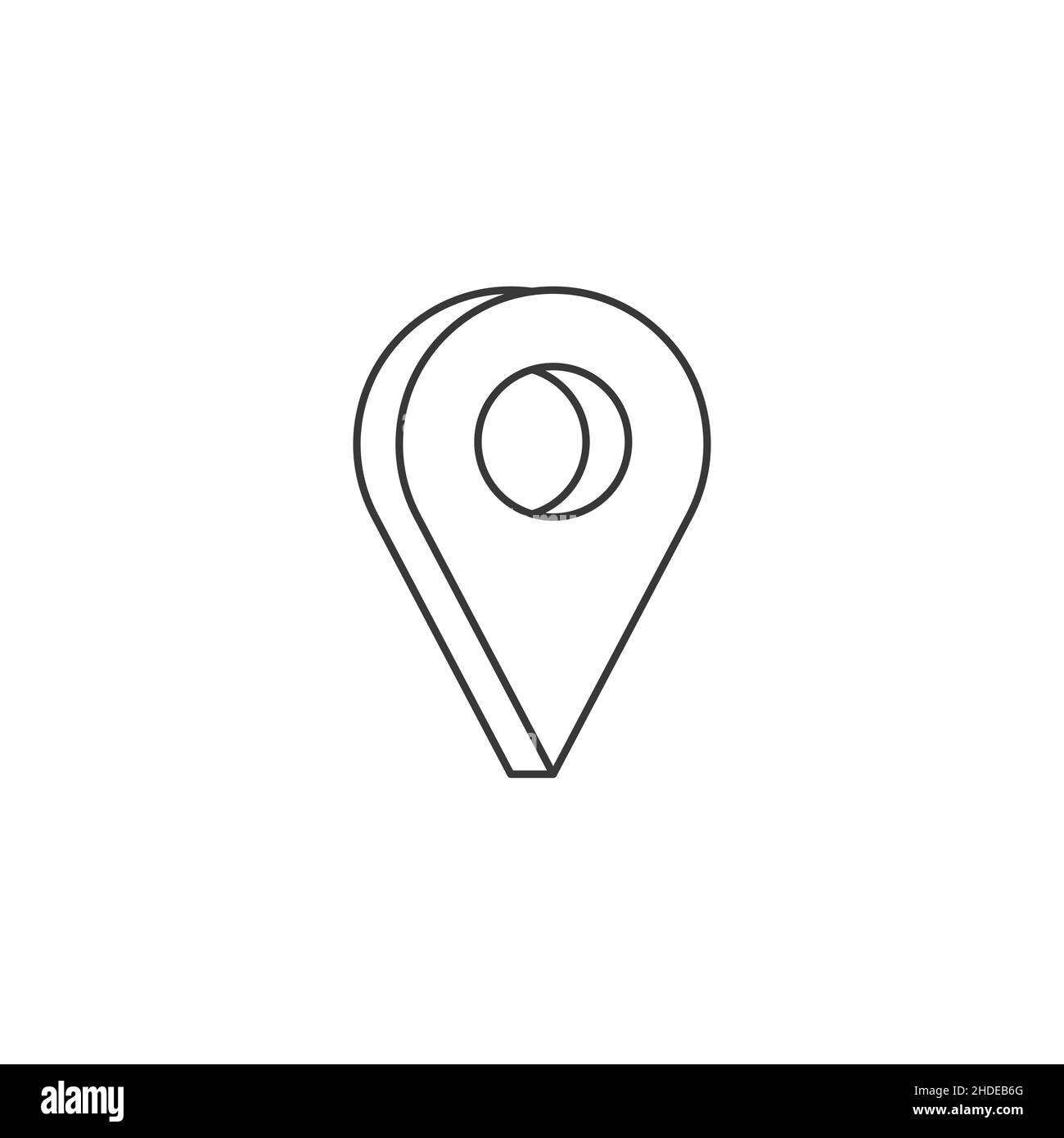 Pointer Icon in trendy flat style. Stock Vector illustration isolated ...
