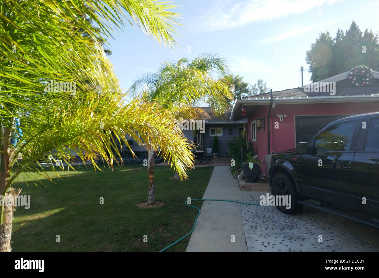 Canoga Park, California, USA 1st January 2022 A General view of atmosphere at Actress Judith Barsi's Home/house at 22100 Michale Street on January 1, 2022 in Canoga Park, California, USA. Judith Barsi was a child actress and in films including Jaws, and did voices for The Land Before Time and All Dogs Go To Heaven. This was her home and where her father murdered her and her mother then killed himself on July 25, 1988. Photo by Barry King/Alamy Stock Photo Stock Photo