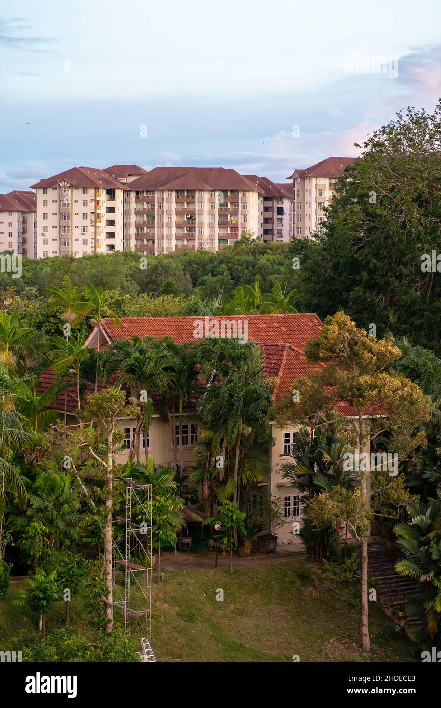 Port Dickson, Malaysia Nov 18, 2021 Modern apartment architecture