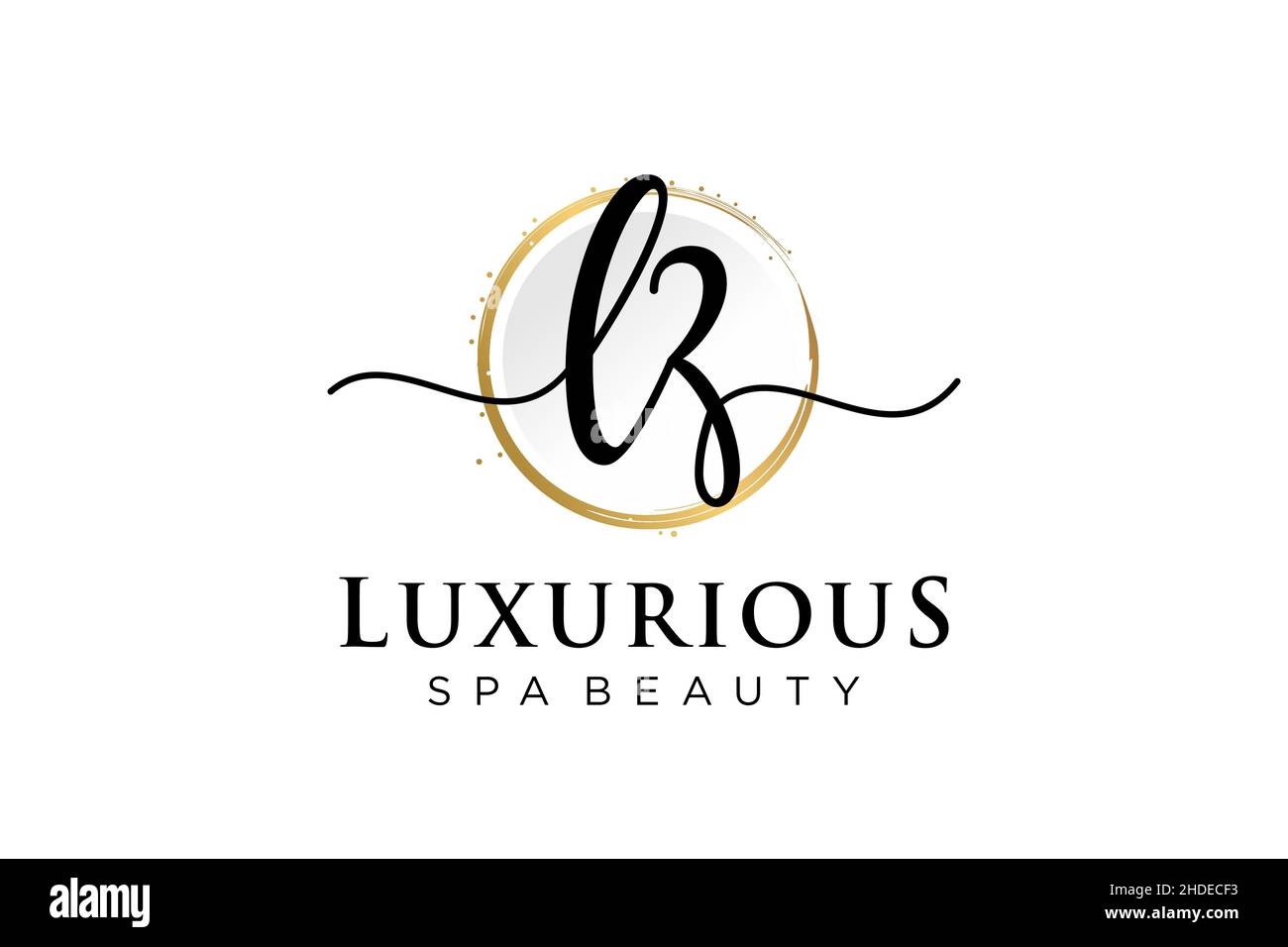 Initial LZ feminine logo. Usable for Logo for fashion,photography, wedding, beauty, business. Flat Vector Logo Design Template . Stock Vector