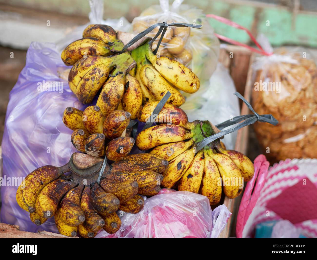 bananas that have been bought from the market Stock Photo Alamy