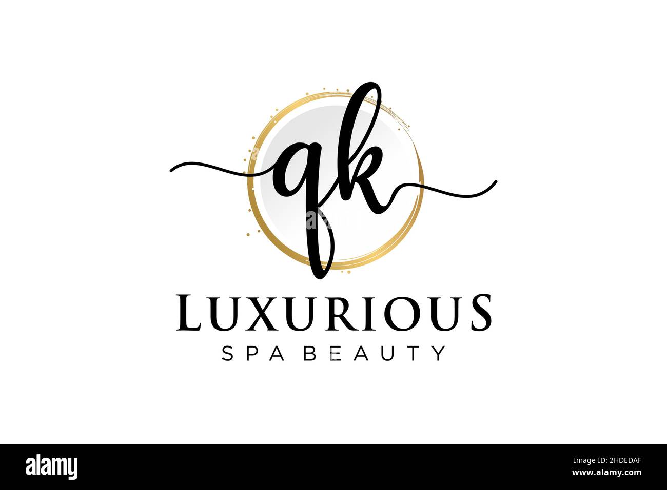 Initial QK feminine logo. Usable for Logo for fashion,photography ...