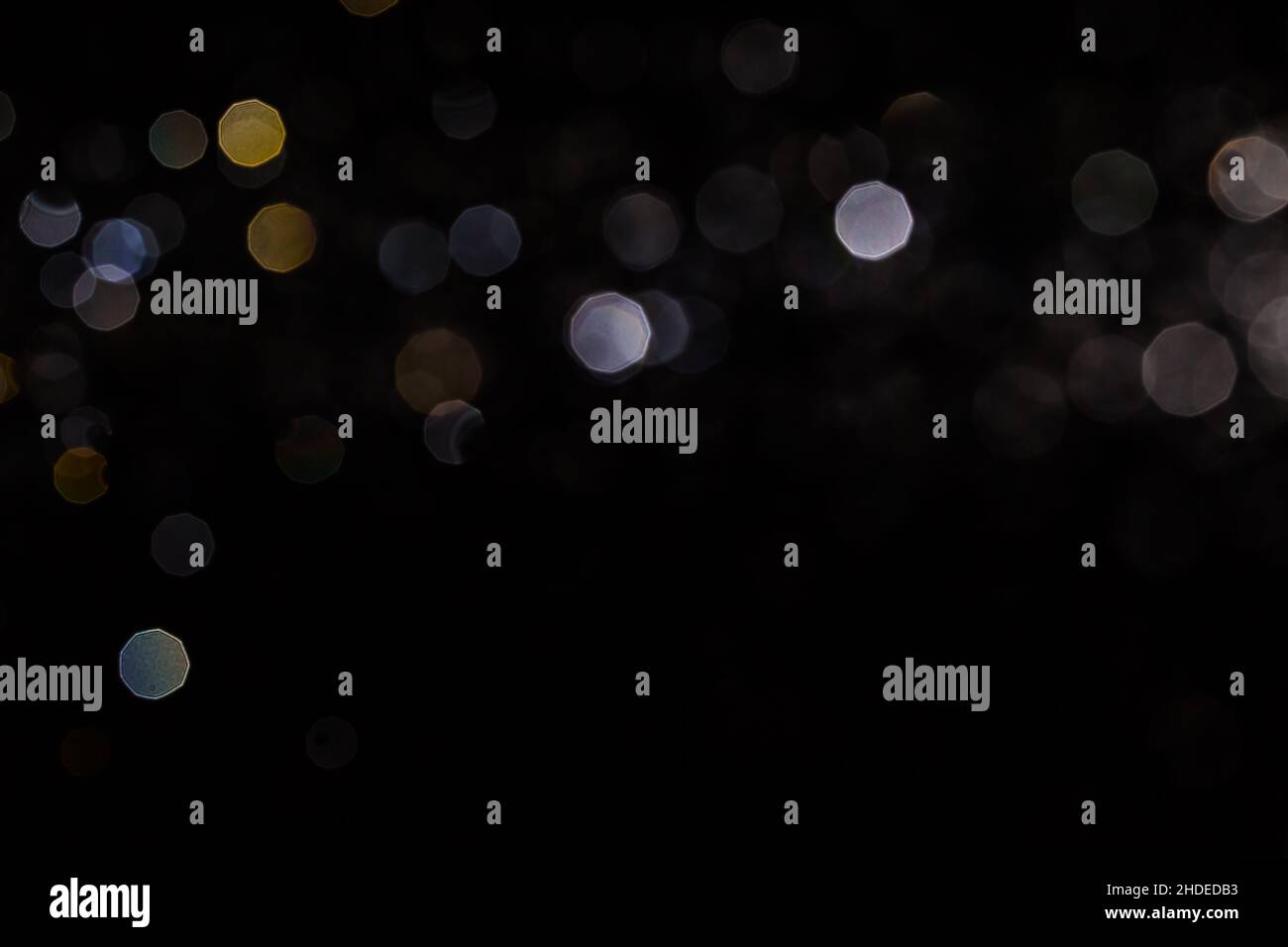 Abstract black white bokeh texture on black background Stock Photo - Alamy