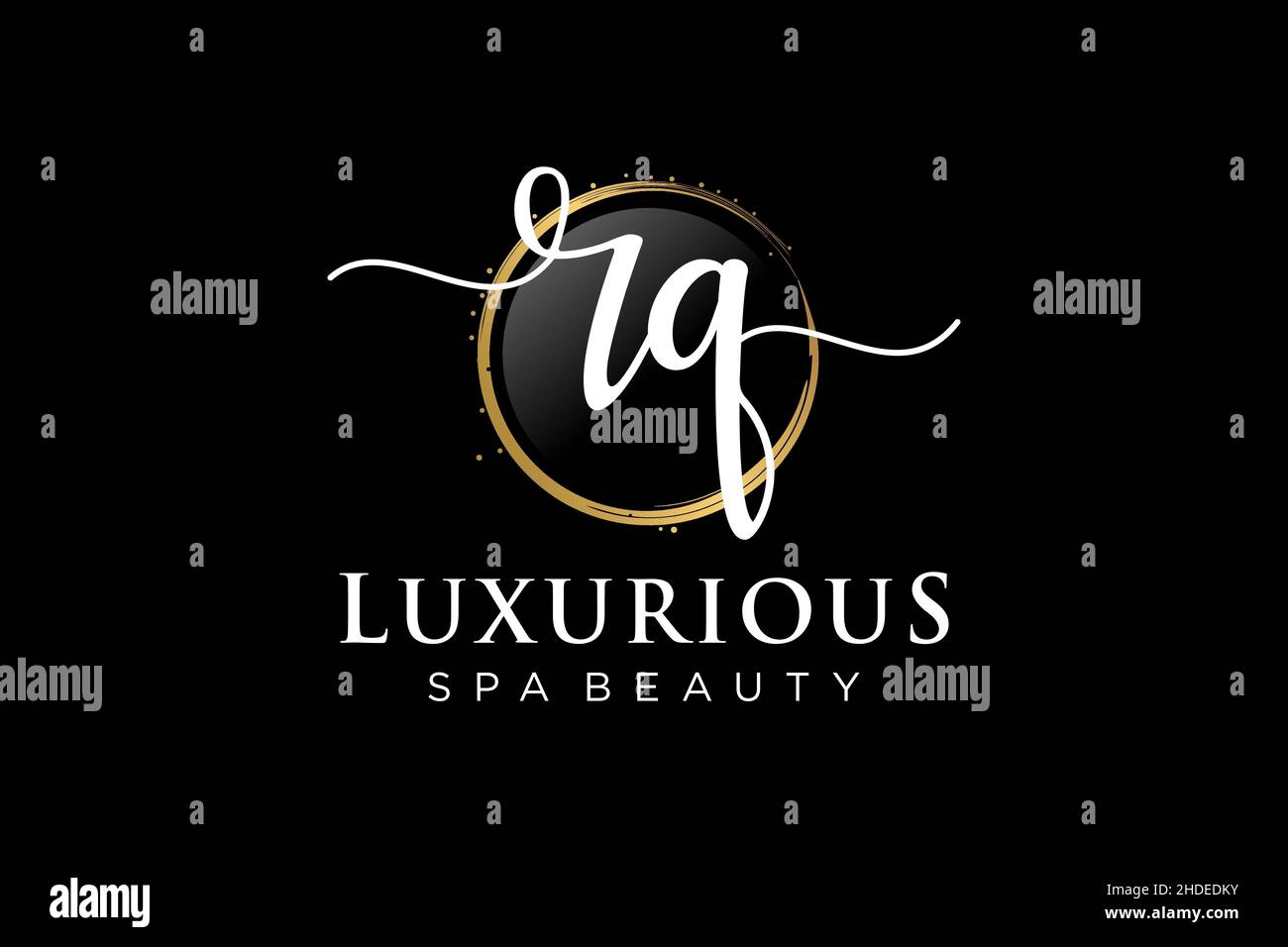 Initial RQ feminine logo. Usable for Logo for fashion,photography ...
