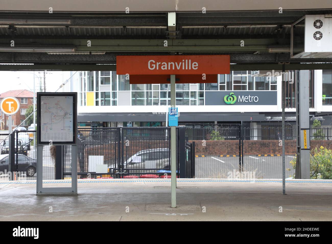 Granville train station in Sydney, Australia Stock Photo Alamy