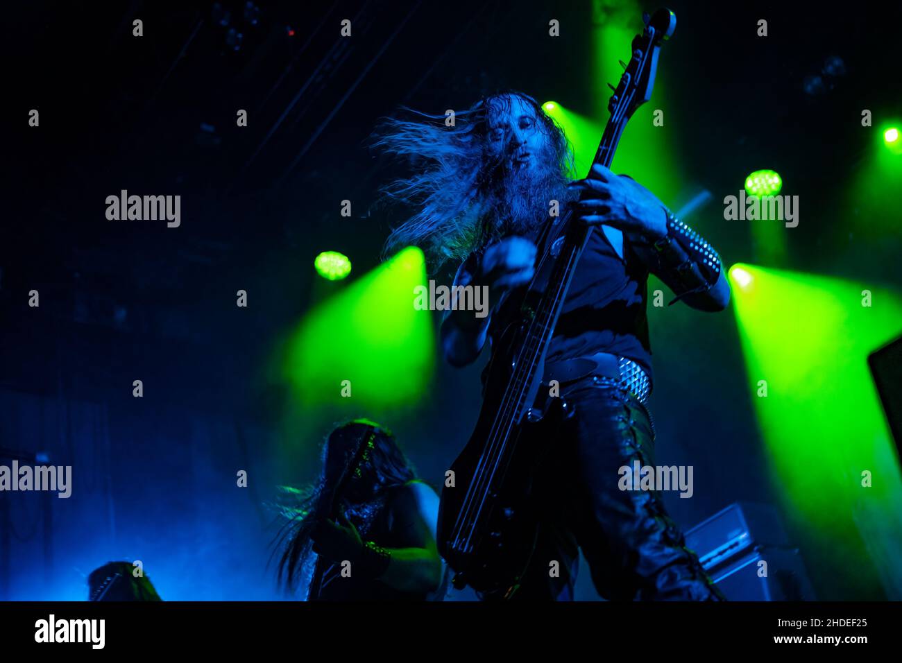 Bergen, Norway. 07th, August 2021.  The Norwegian black metal band Gaahls Wyrd performs a live concert at USF Veftet during Beyond the Gates 2021 in Bergen. (Photo credit: Gonzales Photo - Jarle H. Moe). Stock Photo