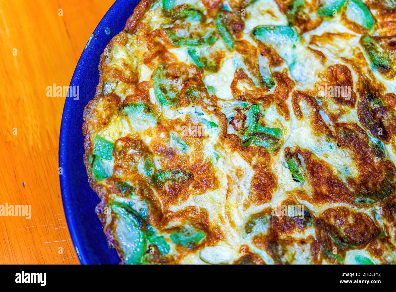 A delicious Chinese homestyle dish, bean omelette Stock Photo Alamy