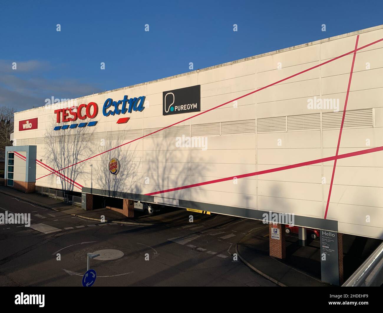 Tesco at Weston Favell shopping centre Northampton UK Stock Photo Alamy