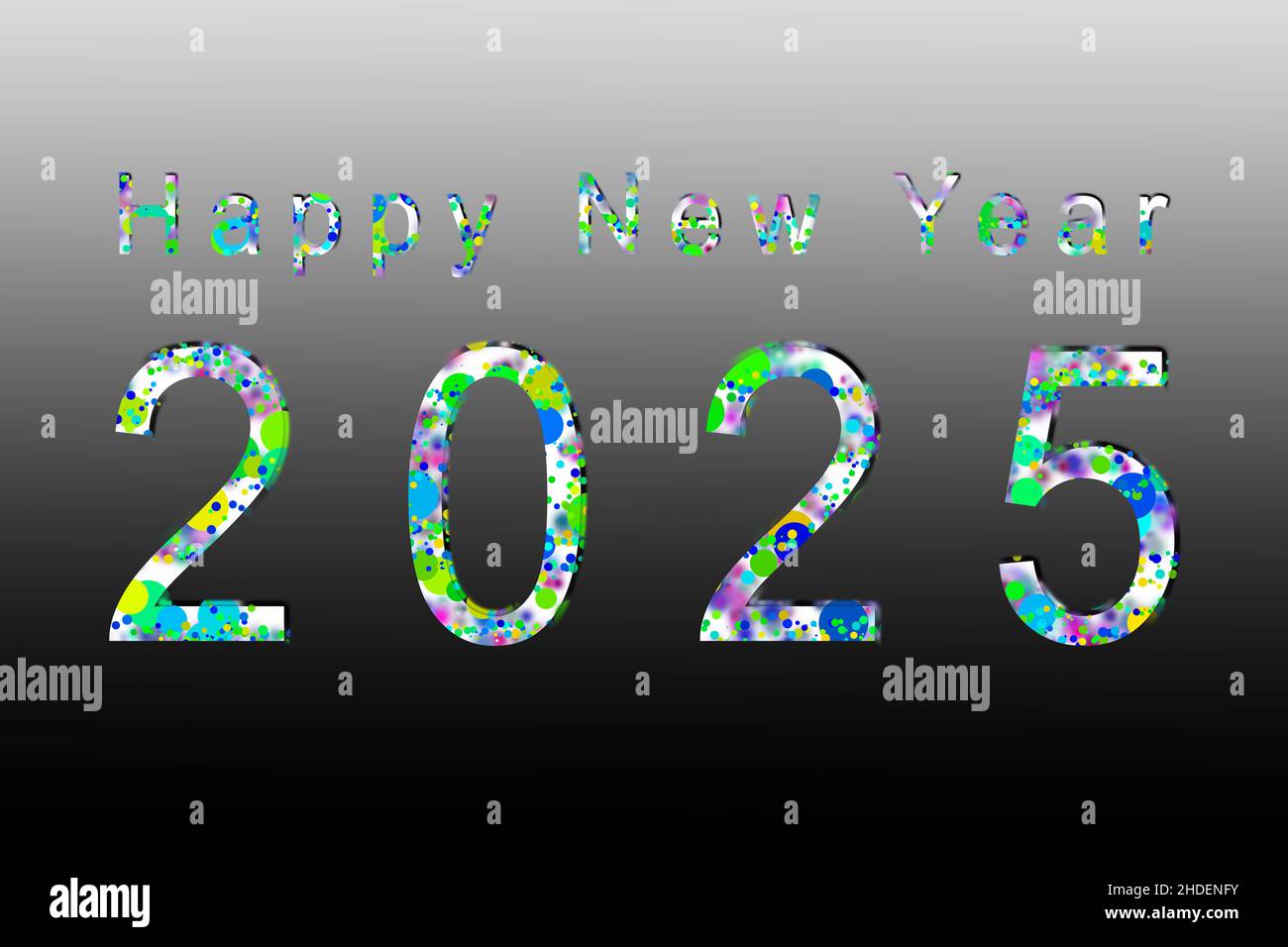 2025 New Year Wishes Bavaria Germany Stock Photo Alamy