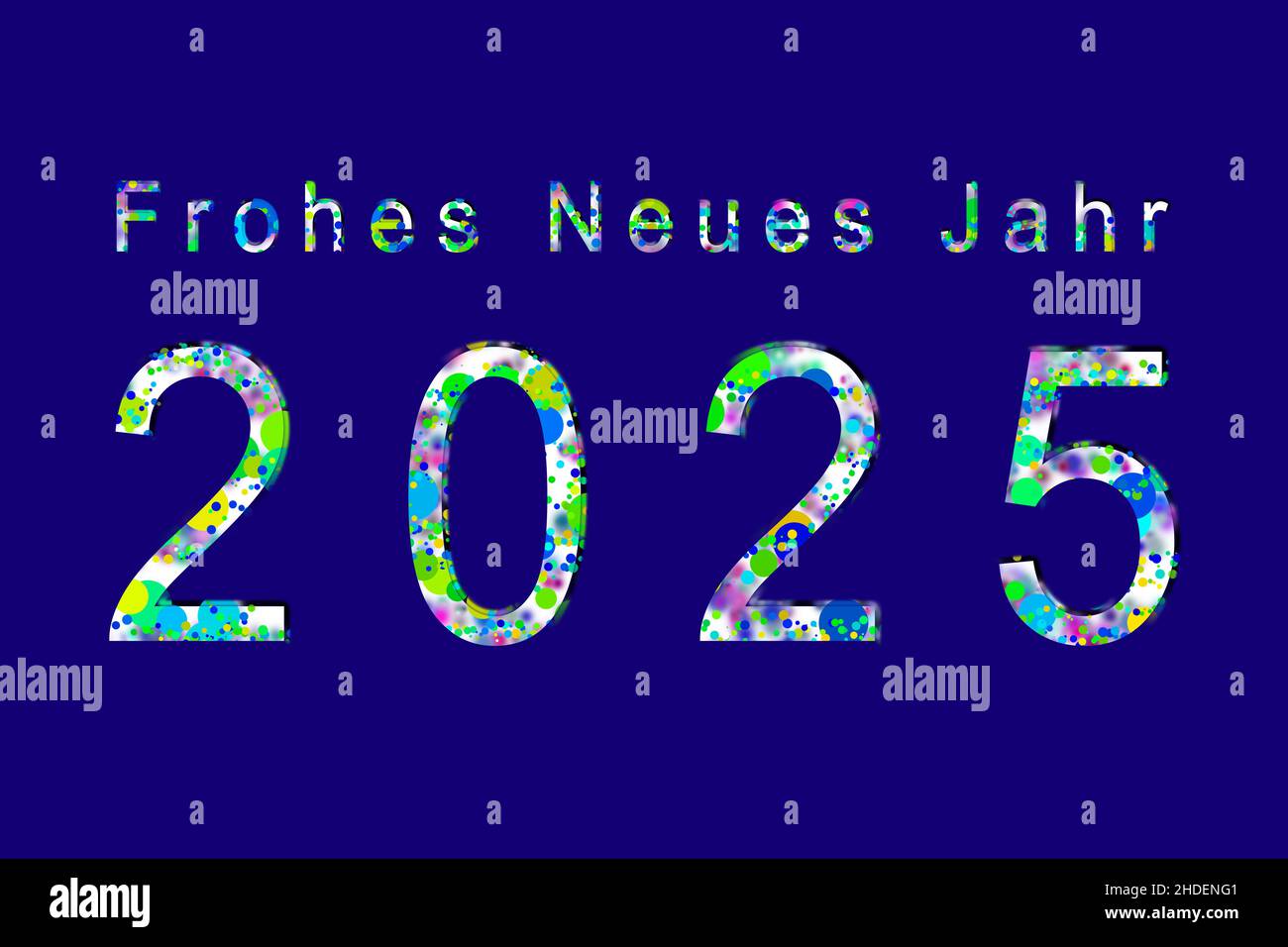 2025 New Year Wishes Bavaria Germany Stock Photo Alamy