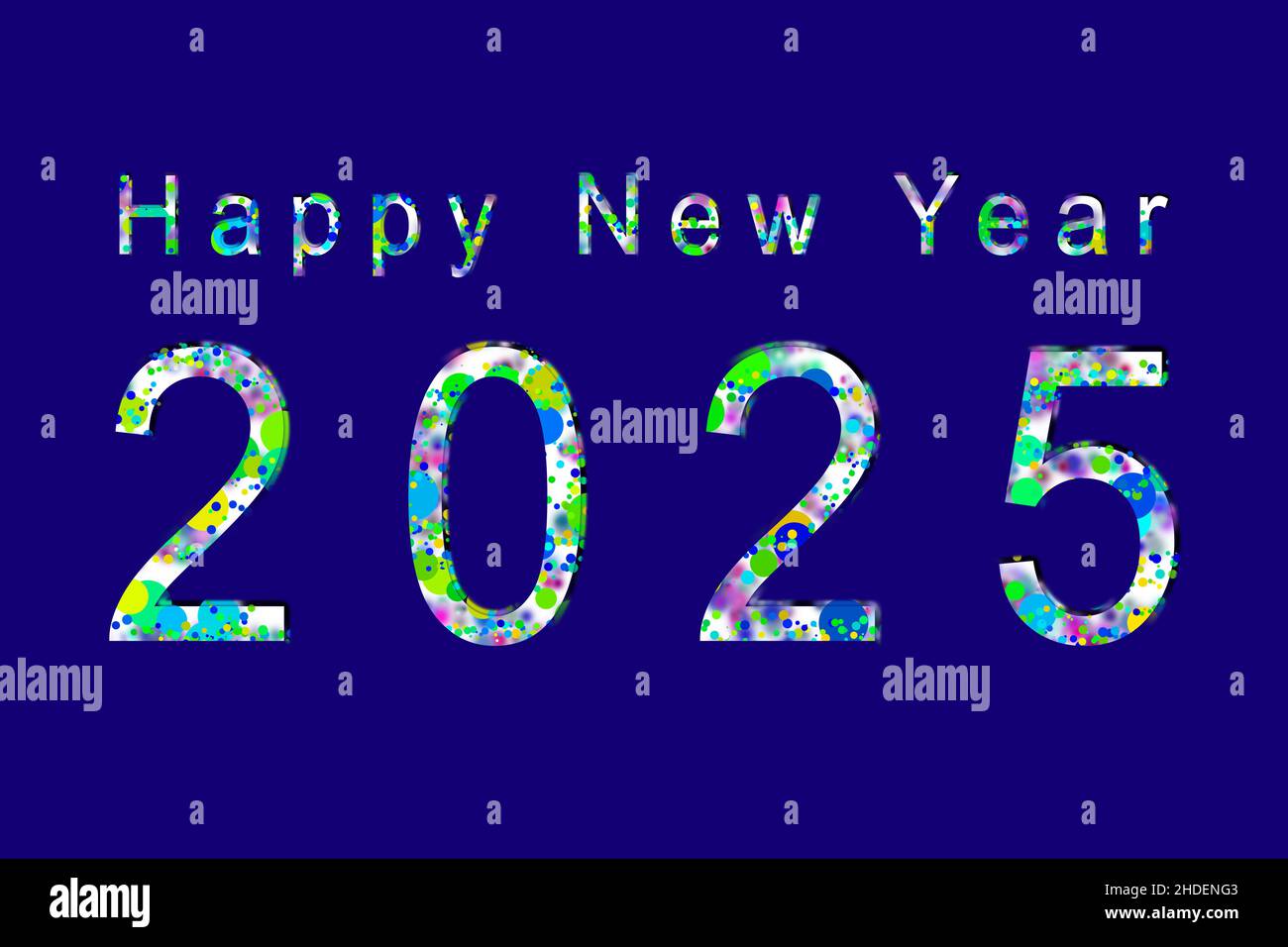 2025 New Year Wishes Bavaria Germany Stock Photo Alamy