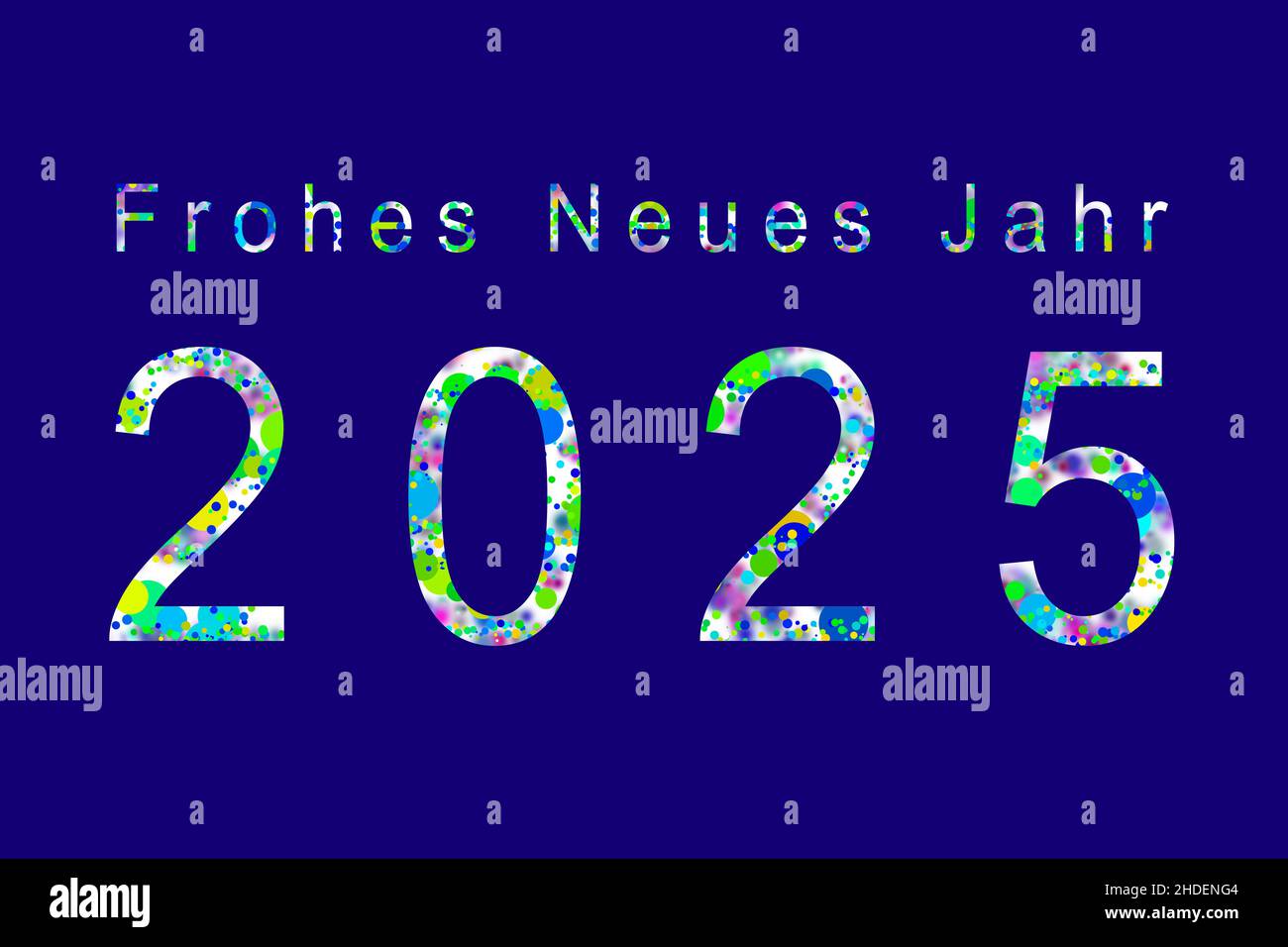 2025 New Year Wishes Bavaria Germany Stock Photo - Alamy