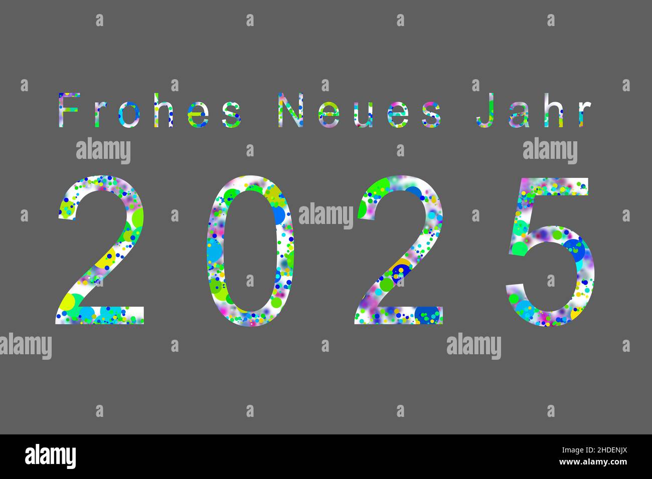 2025 New Year Wishes Bavaria Germany Stock Photo Alamy