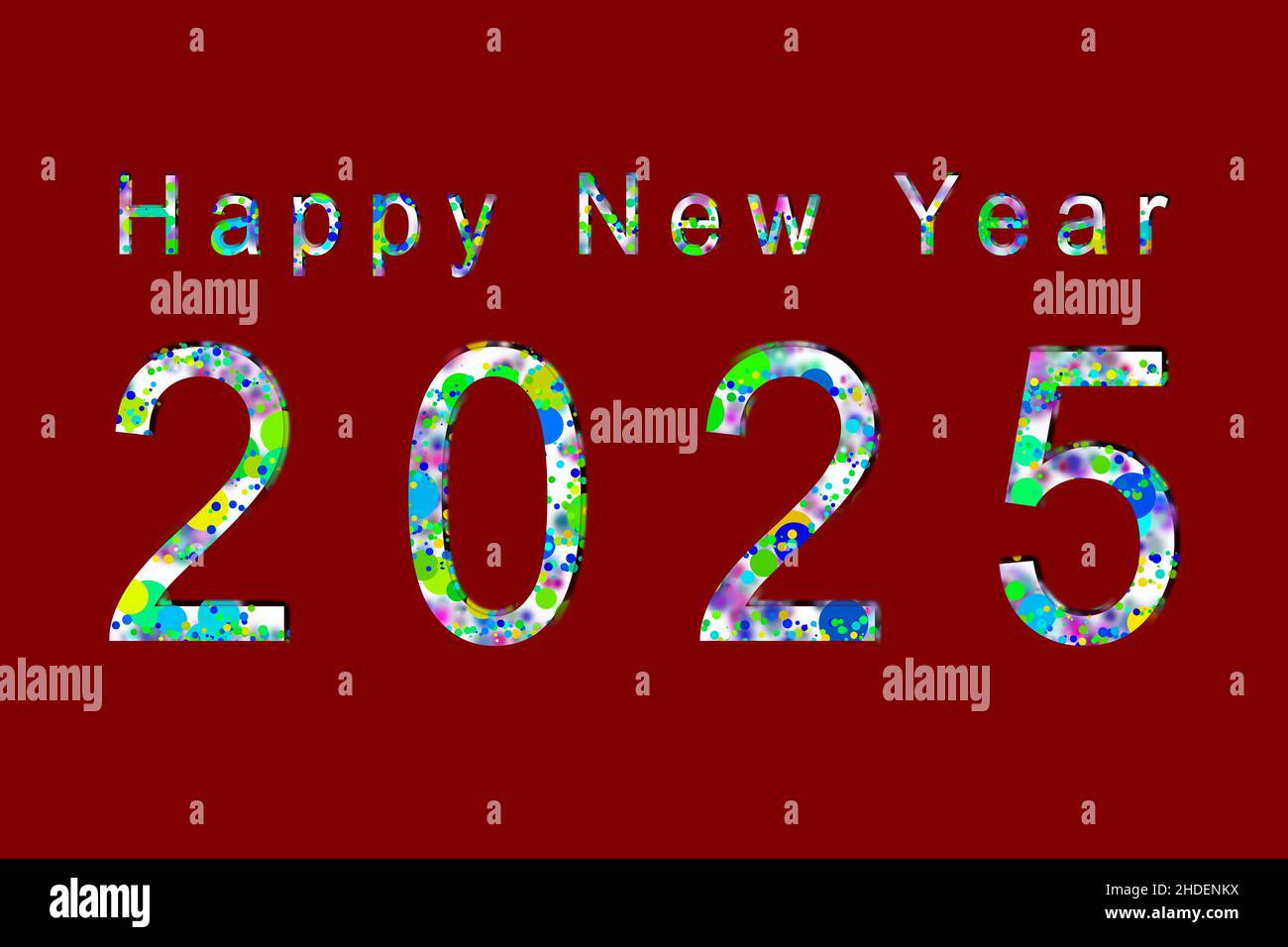 2025 New Year Wishes Bavaria Germany Stock Photo Alamy