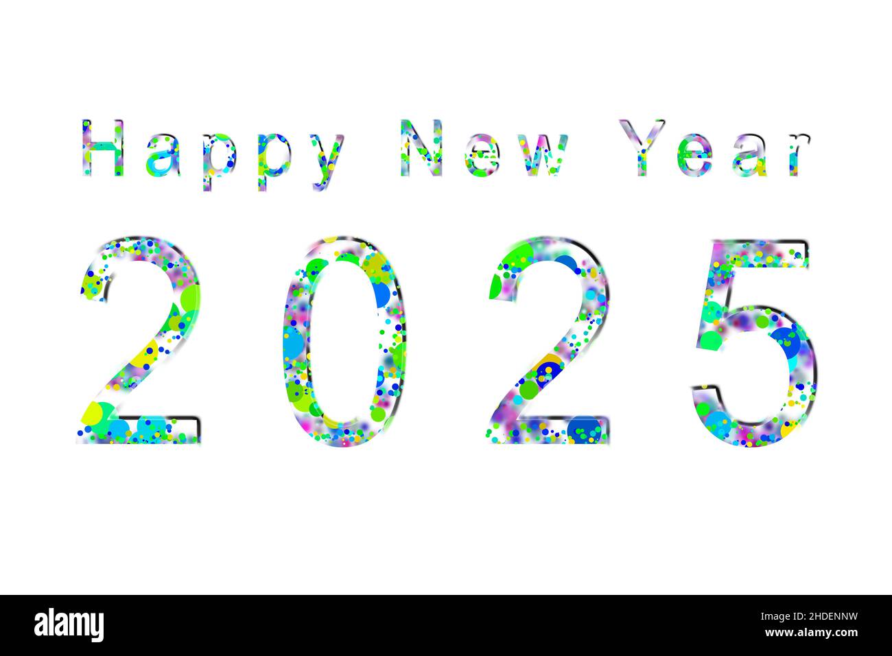 New year 2025 Cut Out Stock Images & Pictures - Alamy