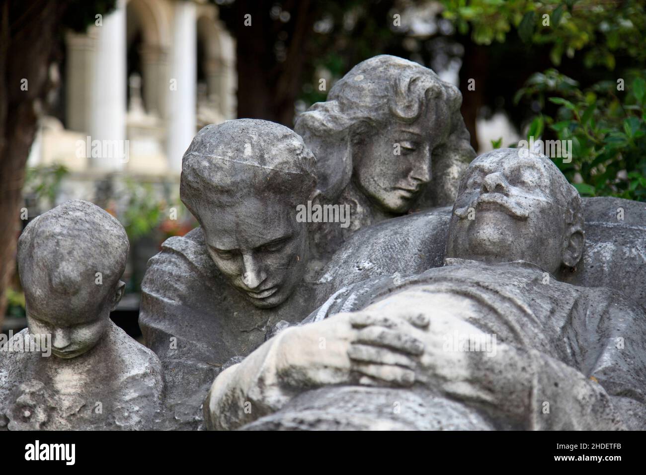 Monumental Cemetery of Staglieno (Cimitero monumentale di Staglieno), Genoa, Italy Stock Photo