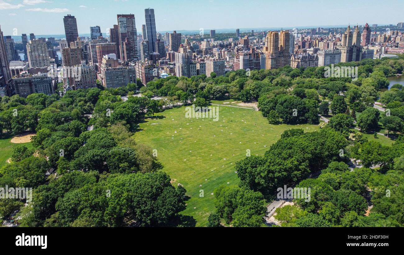 Sheep Meadow, Central Park, Manhattan, New York City Stock Photo Alamy