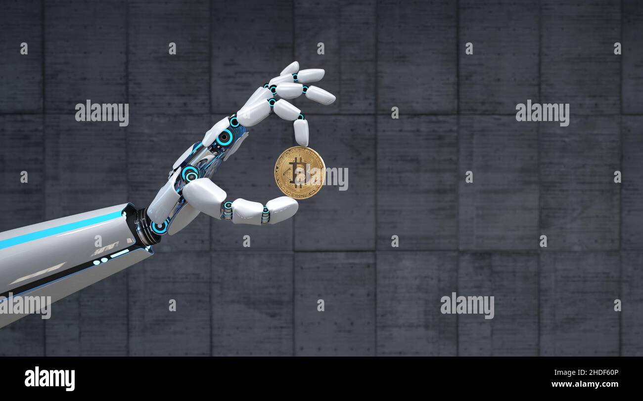 future, artificial intelligence, bitcoin, aspiration, aspirations, looking forward, artificial intelligences, cyborg Stock Photo