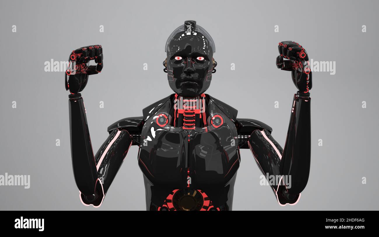 threats, hazardous, robot, threat, dangerous, robots Stock Photo Alamy